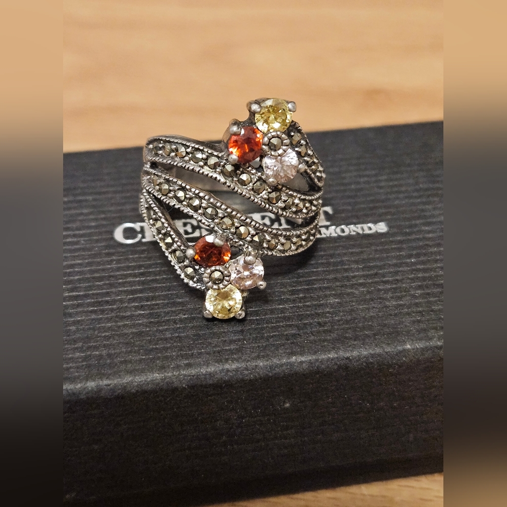 Stunning 😍 Sterling Silver 925 Ring 👌 Size 6.5